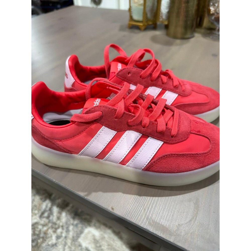 Adidas Women's Red Athletic Shoes - Picture 2 of 3
